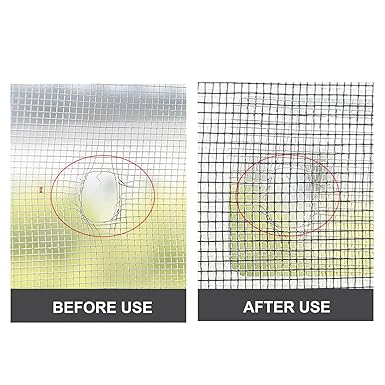 Pack 10 PCs Multifunctional Sticker Drainer Net for bathroom, kitchen sink bath tub  | Window Screen Repair Patches for Door Window Screen - pack off 5